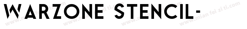 Warzone Stencil字体转换